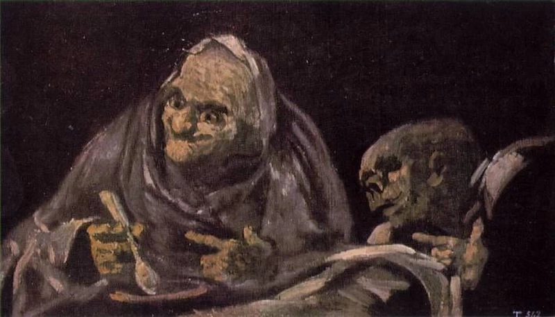 Francisco de Goya y Lucientes - Due donne che mangiano, Museo del Prado, Madrid